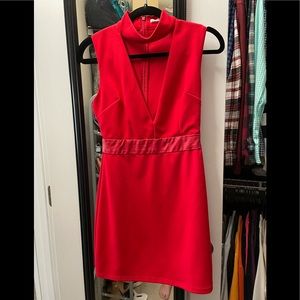 Mustard Seed Red Halter Party Dress